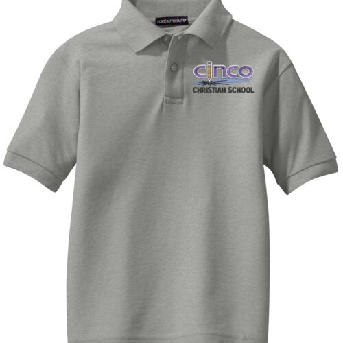 Embroidered Cinco Youth Silk Touch Polo Thumbnail