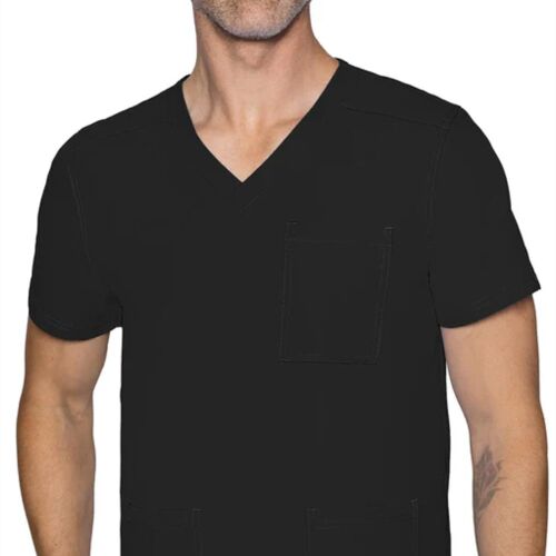 Med Couture Men's 3-Pocket Scrub Top Thumbnail